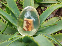 Polished Namibian Desert Picture Stone Jasper Eggs In Resin Egg  - Sold Per Item - From Ais-Ais Namibia - Toprock Gemstones and Minerals 