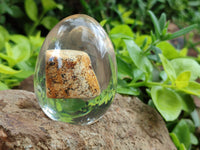 Polished Namibian Desert Picture Stone Jasper Eggs In Resin Egg  - Sold Per Item - From Ais-Ais Namibia - Toprock Gemstones and Minerals 