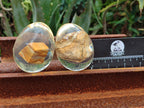 Polished Namibian Desert Picture Stone Jasper Eggs In Resin Egg  - Sold Per Item - From Ais-Ais Namibia - Toprock Gemstones and Minerals 