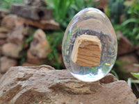Polished Namibian Desert Picture Stone Jasper Eggs In Resin Egg  - Sold Per Item - From Ais-Ais Namibia - Toprock Gemstones and Minerals 