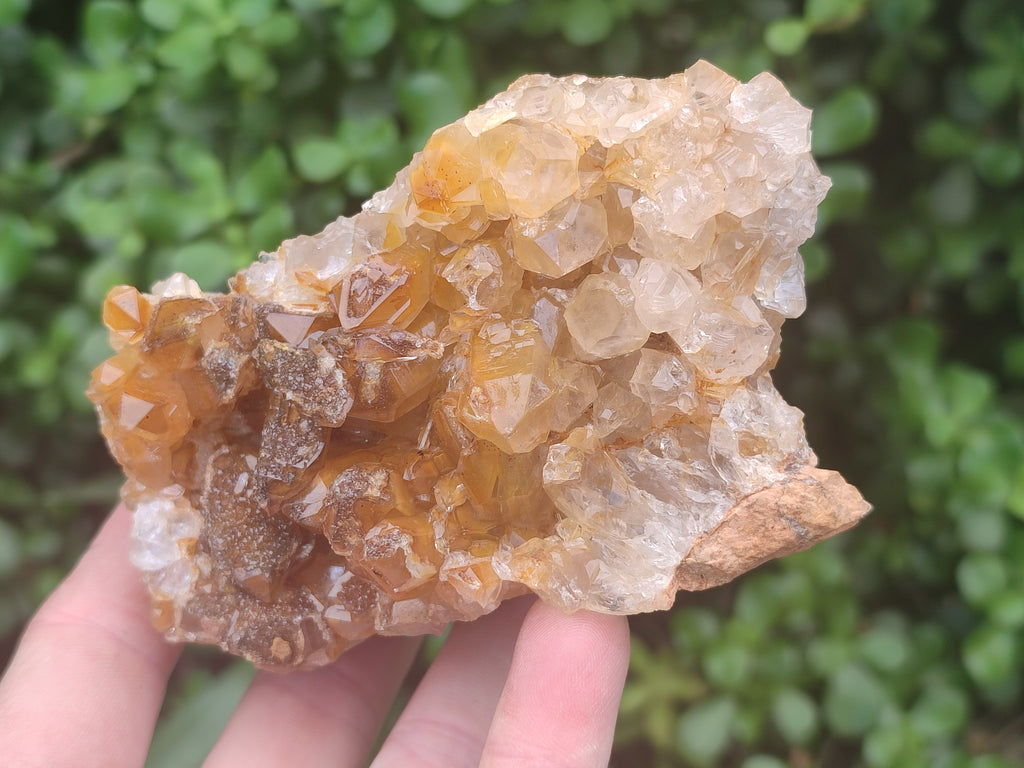 Natural Limonite Quartz Clusters x 3 From Zambia - Toprock Gemstones and Minerals 