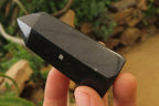 Polished Black Basalt Points x 12 From Antsirabe, Madagascar - Toprock Gemstones and Minerals 