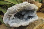 Natural Celestite Geode Specimen x 1 From Sakoany, Madagascar - Toprock Gemstones and Minerals 