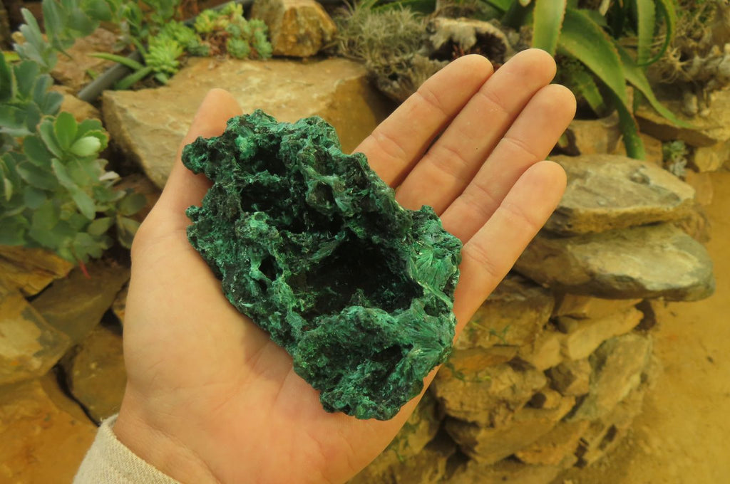 Natural Silky Malachite Specimens x 6 From Kasompe, Congo - Toprock Gemstones and Minerals 