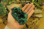 Natural Silky Malachite Specimens x 6 From Kasompe, Congo - Toprock Gemstones and Minerals 