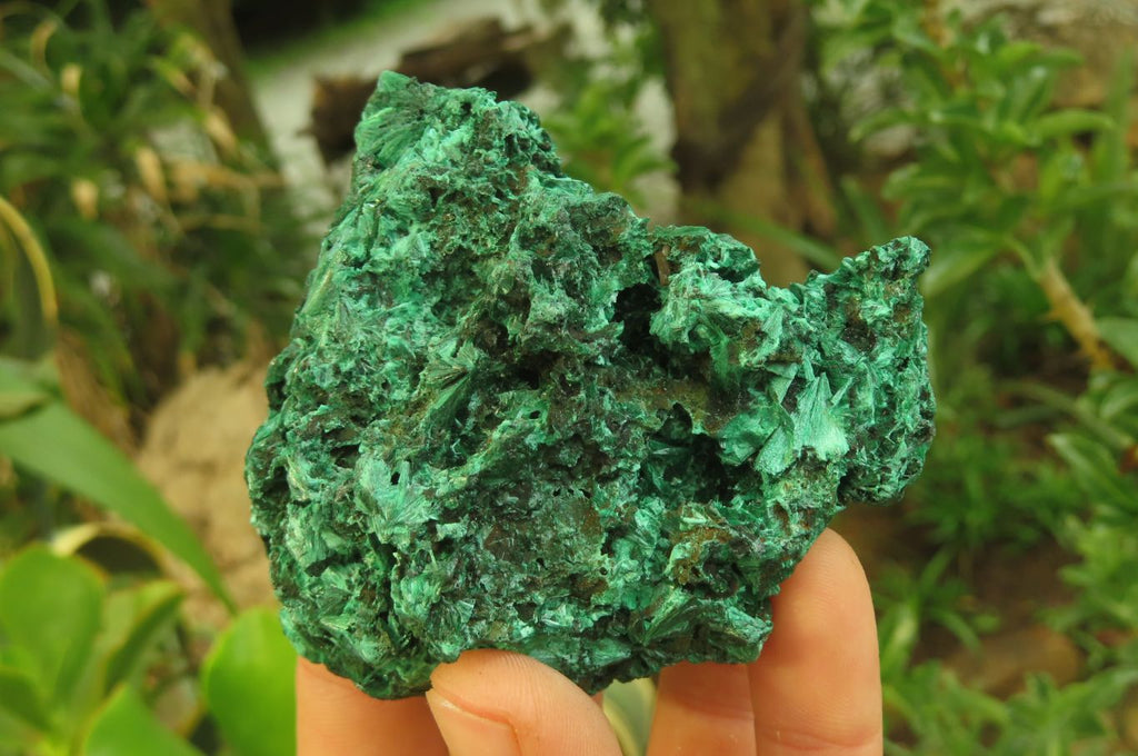 Natural Silky Malachite Specimens x 6 From Kasompe, Congo - Toprock Gemstones and Minerals 