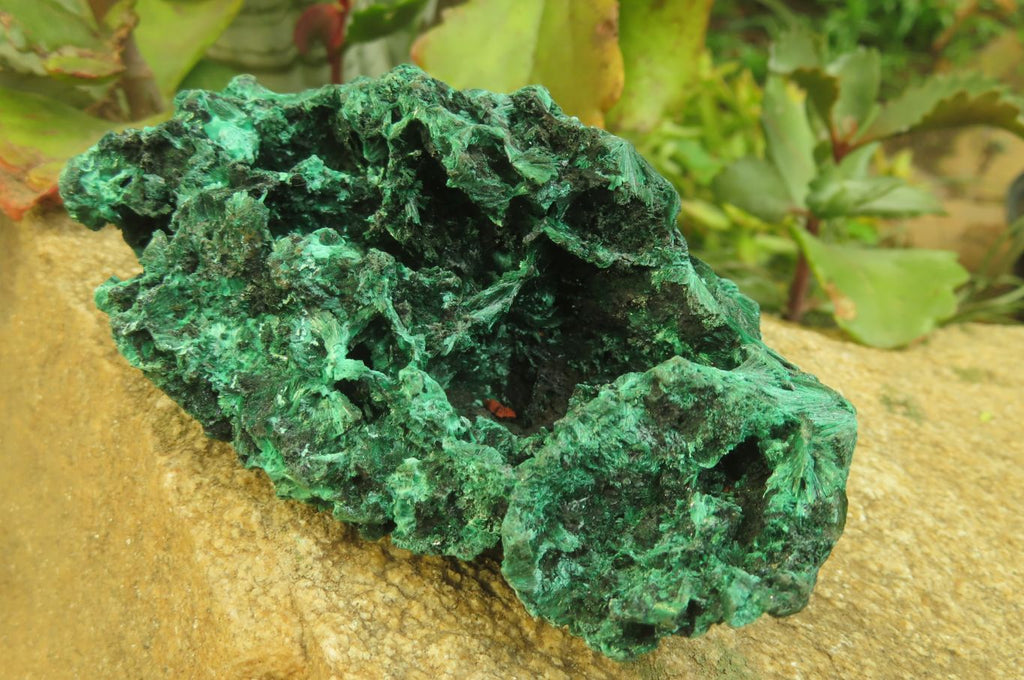 Natural Silky Malachite Specimens x 6 From Kasompe, Congo - Toprock Gemstones and Minerals 
