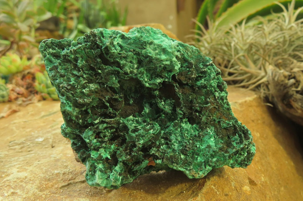 Natural Silky Malachite Specimens x 6 From Kasompe, Congo - Toprock Gemstones and Minerals 