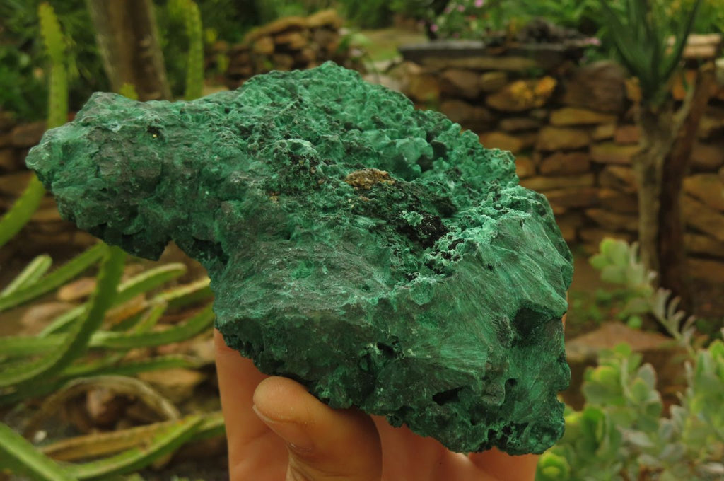 Natural Silky Malachite Specimens x 3 From Kasompe, Congo - Toprock Gemstones and Minerals 