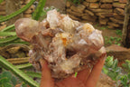 Natural Red Hematoid Quartz Clusters x 2 From Karoi, Zimbabwe - Toprock Gemstones and Minerals 