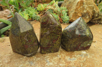Polished Dragons Blood Stone Points x 6 From Tshipise, South Africa - Toprock Gemstones and Minerals 