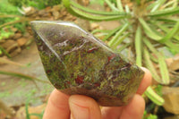 Polished Dragons Blood Stone Points x 6 From Tshipise, South Africa - Toprock Gemstones and Minerals 