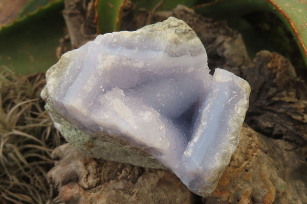 Natural Blue Lace Agate Specimens x 3 From Malawi - Toprock Gemstones and Minerals 