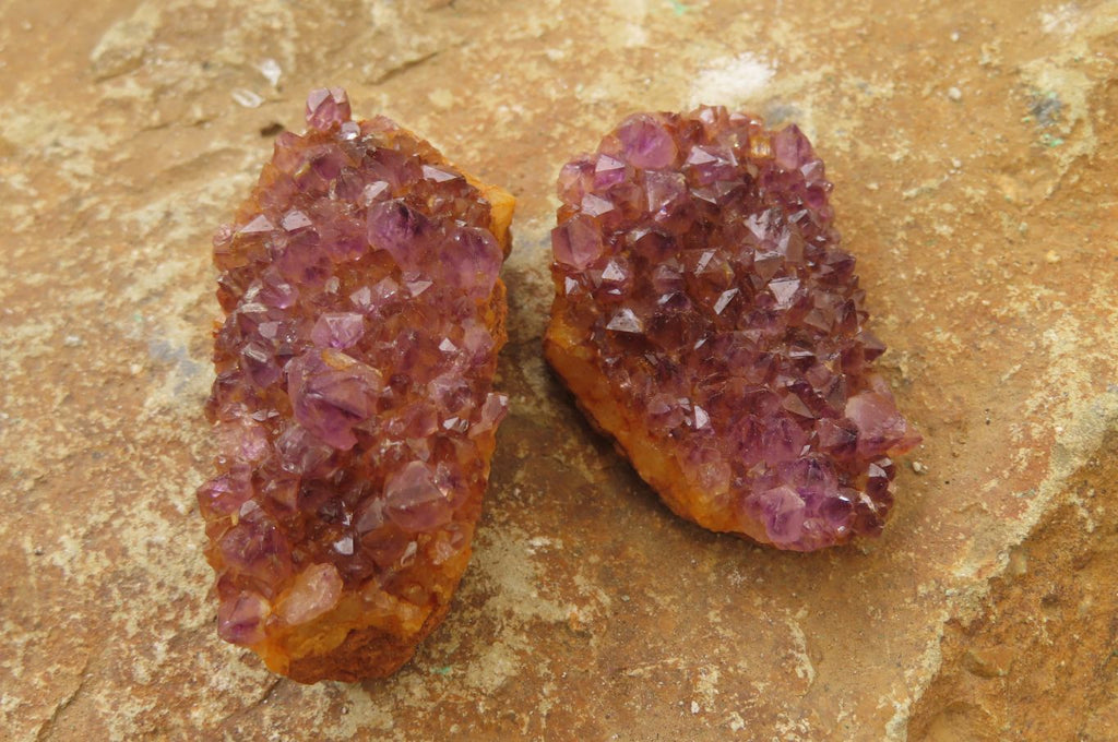 Natural Amethystos Amethyst Specimens x 35 From Kwaggafontein, South Africa - Toprock Gemstones and Minerals 