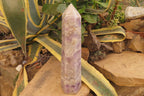 Polished Chevron Amethyst Tower x 1 From Madagascar - Toprock Gemstones and Minerals 