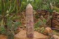 Polished Chevron Amethyst Tower x 1 From Madagascar - Toprock Gemstones and Minerals 
