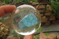 Polished Cobbed Blue Howlite in PVC Resin Paperweight Spheres - sold per item - From Zimbabwe - Toprock Gemstones and Minerals 
