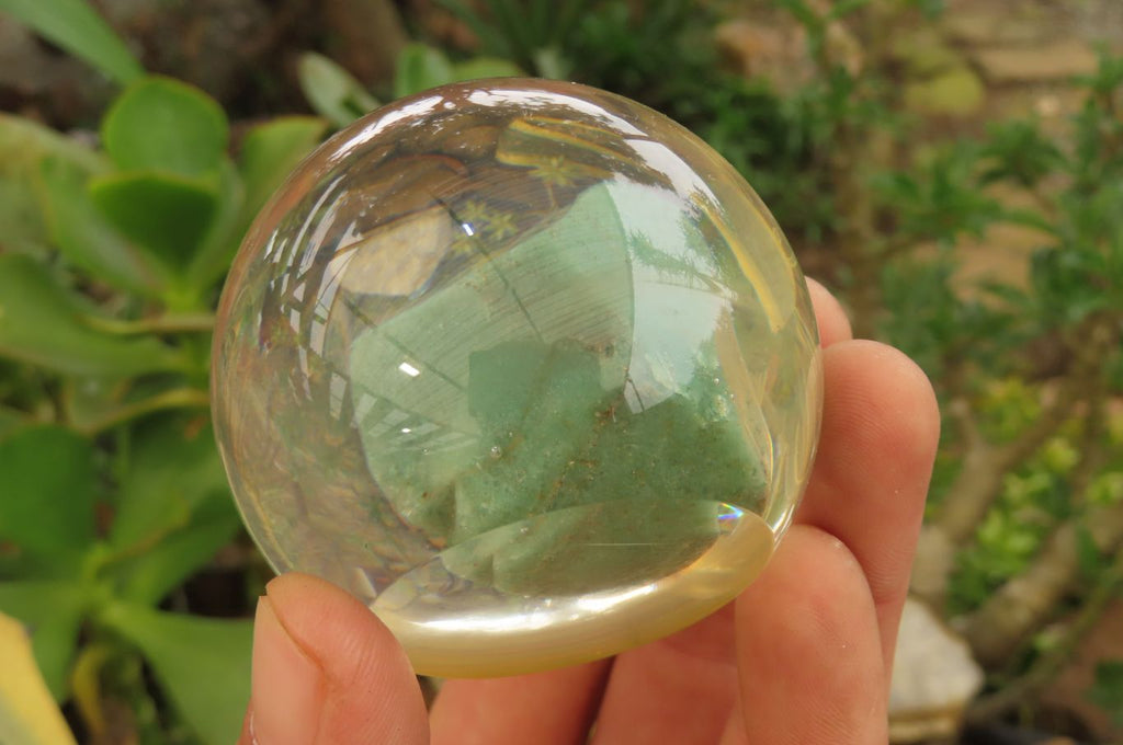 Polished Aventurine in PVC Resin Paperweight Spheres - sold per item - From Zimbabwe - Toprock Gemstones and Minerals 
