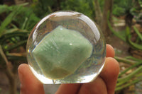 Polished Aventurine in PVC Resin Paperweight Spheres - sold per item - From Zimbabwe - Toprock Gemstones and Minerals 