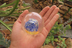 Polished Lapis Lazuli in PVC Resin Paperweight Spheres - sold per item - From Afghanistan - Toprock Gemstones and Minerals 