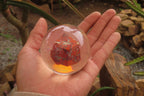 Polished Red Brecciated Jasper in PVC Resin Paperweight Spheres - sold per item - From South Africa - Toprock Gemstones and Minerals 