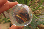 Polished Tiger Iron Jasper in PVC Resin Paperweight Spheres - sold per item - From Australia - Toprock Gemstones and Minerals 