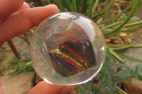 Polished Tiger Iron Jasper in PVC Resin Paperweight Spheres - sold per item - From Australia - Toprock Gemstones and Minerals 