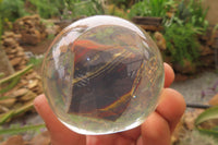 Polished Tiger Iron Jasper in PVC Resin Paperweight Spheres - sold per item - From Australia - Toprock Gemstones and Minerals 