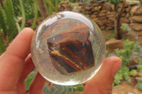 Polished Tiger Iron Jasper in PVC Resin Paperweight Spheres - sold per item - From Australia - Toprock Gemstones and Minerals 