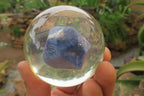 Polished Sodalite cobbed piece in PVC Resin Paperweight Sphere - sold per item - From Namibia - Toprock Gemstones and Minerals 