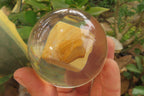 Polished Namibian Desert Picture Stone Jasper cobbed piece in PVC Resin Paperweight Sphere - sold per item - From Namibia - Toprock Gemstones and Minerals 