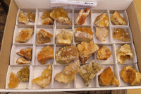 Natural Limonite Quartz Specimens x 28 From Zambia