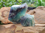 Natural Watermelon Fluorite Cobbed Specimens x 15 From Uis, Namibia - Toprock Gemstones and Minerals 
