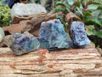 Natural Watermelon Fluorite Cobbed Specimens x 15 From Uis, Namibia - Toprock Gemstones and Minerals 