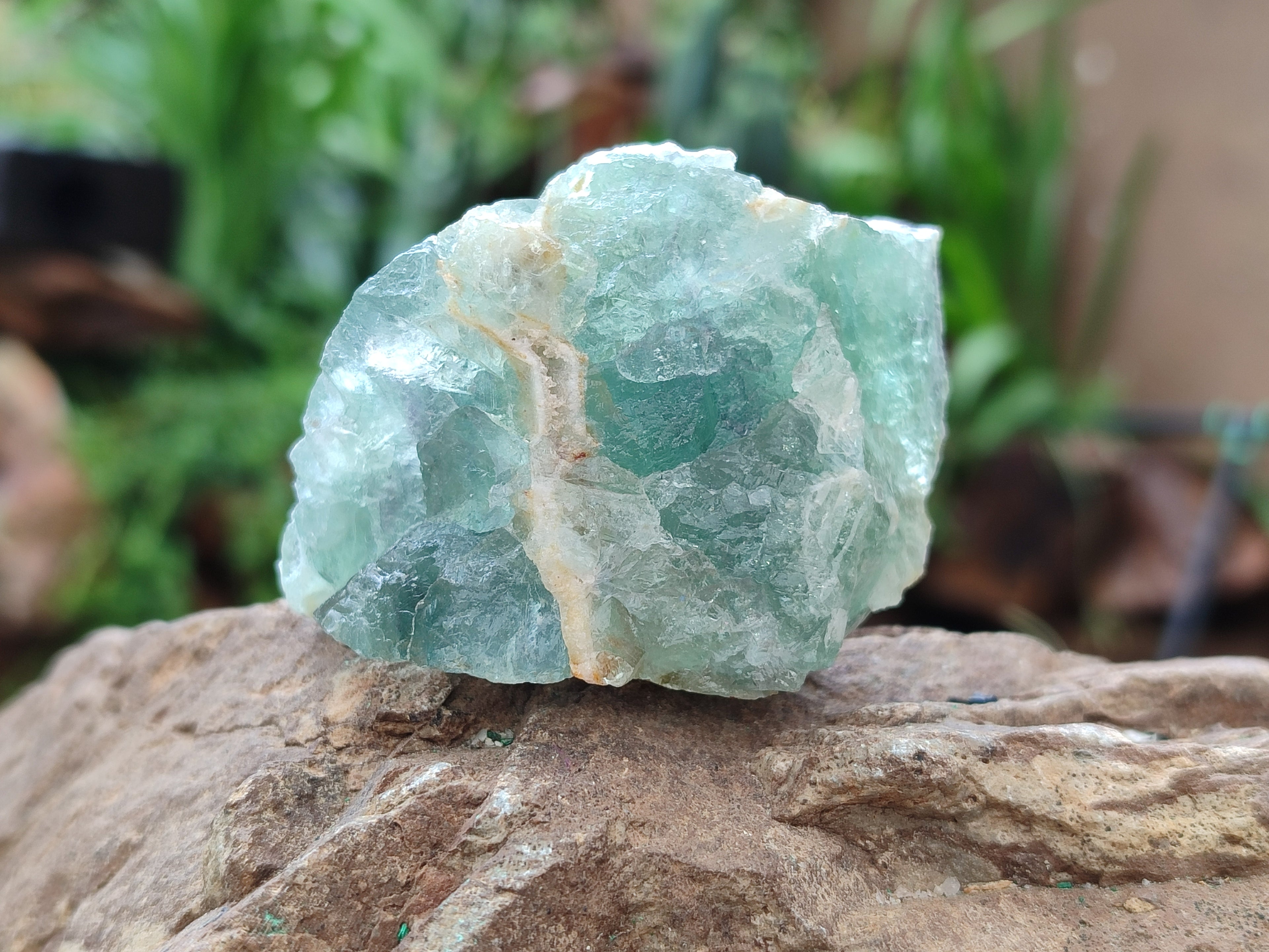 Natural Watermelon Fluorite Cobbed Specimens x 15 From Uis, Namibia - Toprock Gemstones and Minerals 