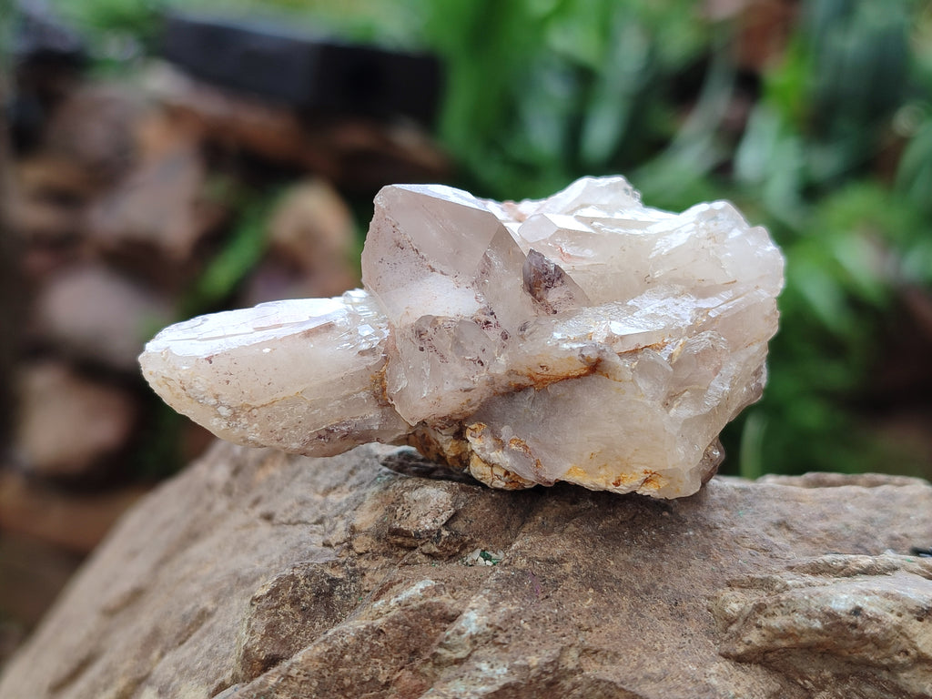 Natural Red Hematoid Quartz Crystals x 12 From Karoi, Zimbabwe - Toprock Gemstones and Minerals 
