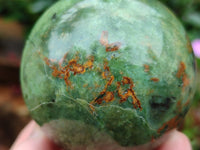 Polished Chrysoprase Spheres x 5 From Madagascar - Toprock Gemstones and Minerals 