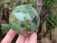 Polished Chrysoprase Spheres x 5 From Madagascar - Toprock Gemstones and Minerals 