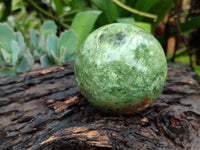 Polished Chrysoprase Spheres x 5 From Madagascar - Toprock Gemstones and Minerals 