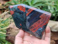 Polished Bloodstone Points x 3 From Swaziland - Toprock Gemstones and Minerals 