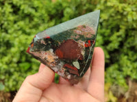 Polished Bloodstone Points x 3 From Swaziland - Toprock Gemstones and Minerals 