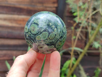 Polished Stromatolite Spheres x 4 From Madagascar