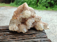 Natural Smokey Phantom Quartz Cluster x 1 From Luena, Congo - Toprock Gemstones and Minerals 