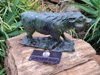 Hand Made Green Verdite Warthog Carving x 1 From Zimbabwe - Toprock Gemstones and Minerals 