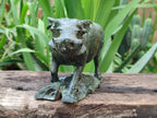 Hand Made Green Verdite Warthog Carving x 1 From Zimbabwe - Toprock Gemstones and Minerals 