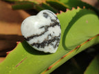 Polished Zebra Marble Gemstone Hearts - sold per item - From China - Toprock Gemstones and Minerals 