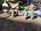 Polished Unakite Elephant Carving - sold per item - From South Africa - Toprock Gemstones and Minerals 