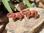 Polished Mahogany Obsidian Elephant Carving - sold per item - From USA - Toprock Gemstones and Minerals 