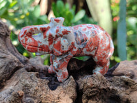 Polished Brecciated Jasper Elephant Carving - sold per item - From South Africa