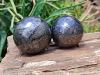 Polished Pharaoh Stone Spheres x 6 From Zimbabwe - Toprock Gemstones and Minerals 